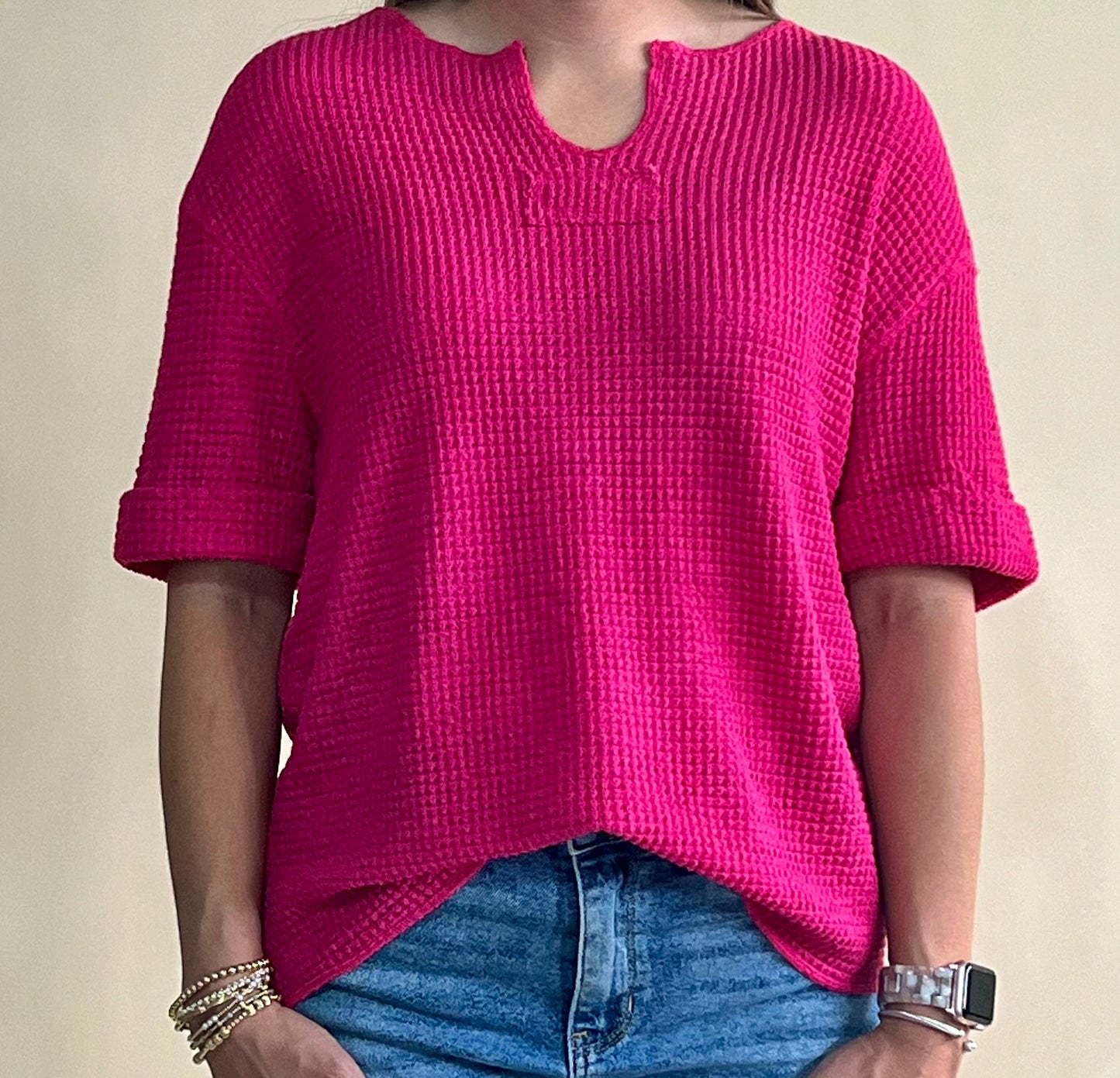 Waffle Knit Shirt