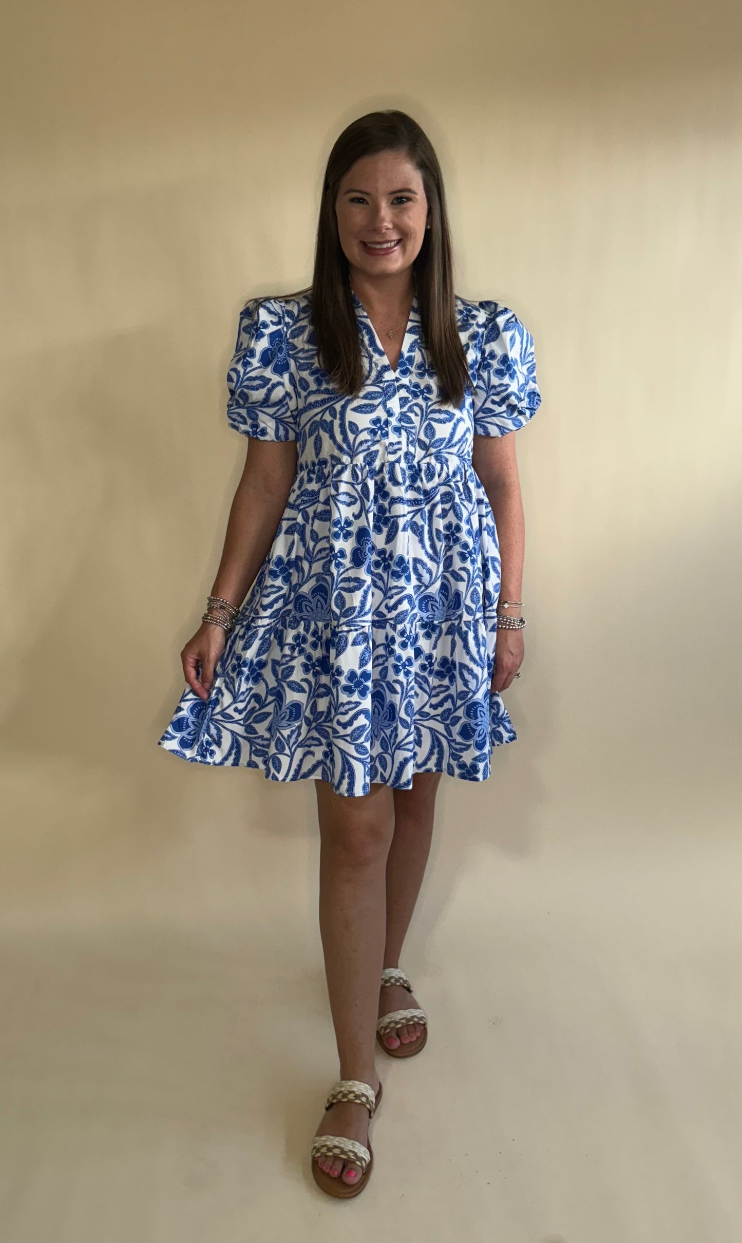 Blue Flower Dress