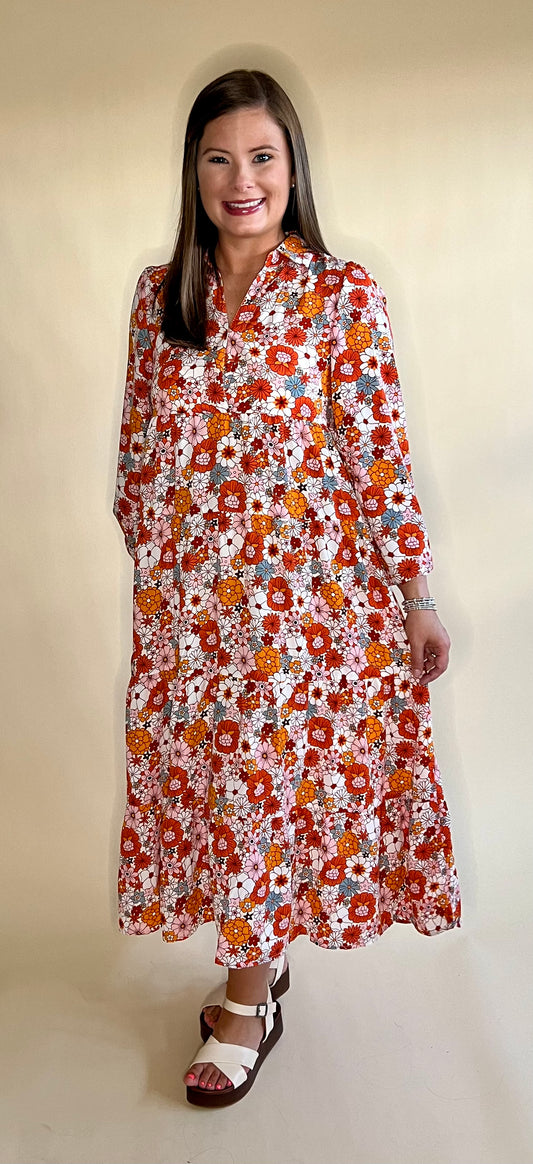 Floral Midi Dress